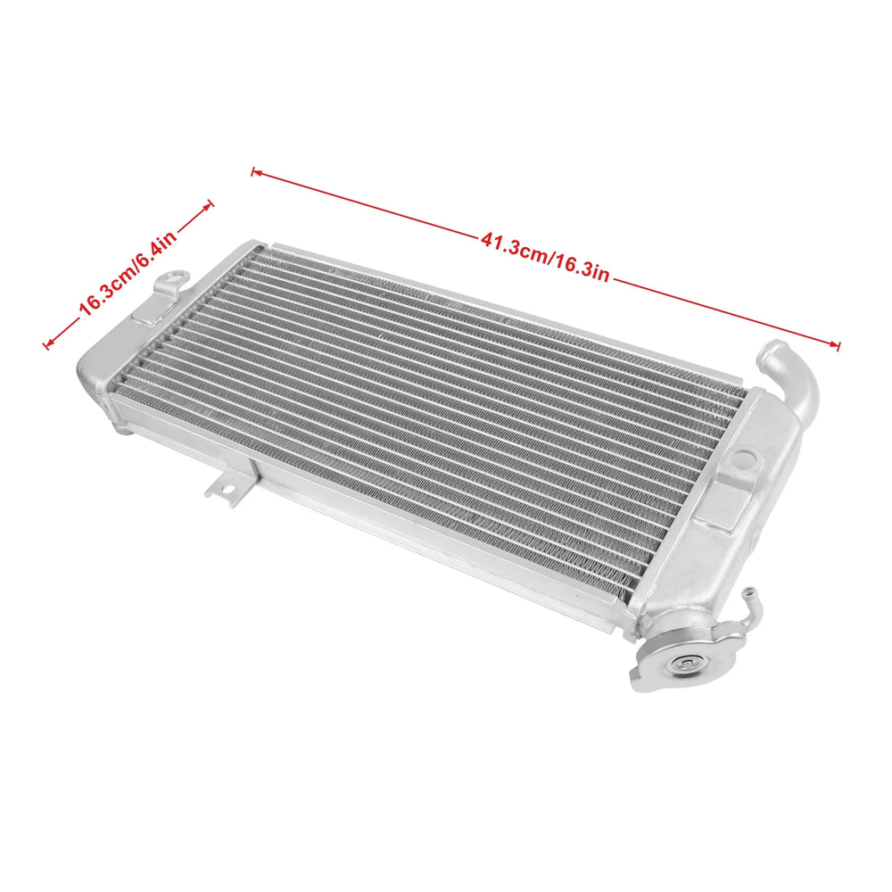 Moto CNC radiateur moteur refroidisseur refroidissement eau réservoir protection pour Kawasaki Ninja 650R ER-6N ER6N EX650 ER6N 2009 2010 2011