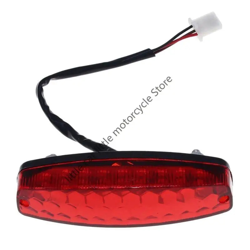 3 câble LED moto arrière feu stop rouge lens arrière license feu daytime running clignotant universel pour 12V Moto scooter