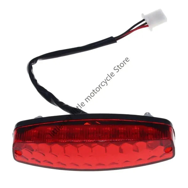 3 câble LED moto arrière feu stop rouge lens arrière license feu daytime running clignotant universel pour 12V Moto scooter