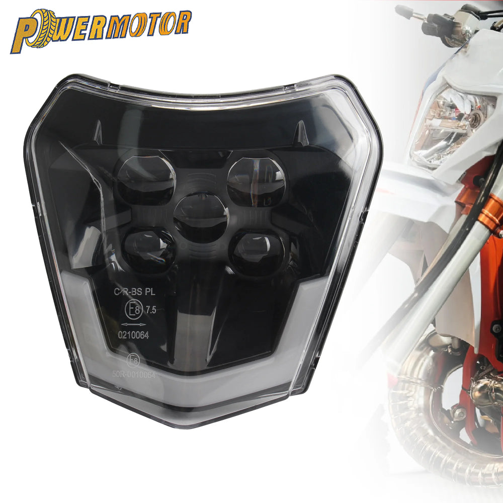 Pour KTM moto LED phare plaque accessoires pour EXC EXCF SX SXF XC XCF XCW 125 150 250 350 450 530 2018-2023 motocross