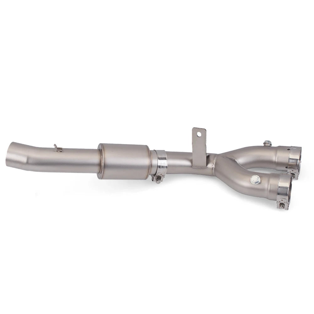 Pour Yamaha YZF-R1/R1M 2015-2025 moto échappement inox central raccord d'échappement 51MM interface échappement racing système tube