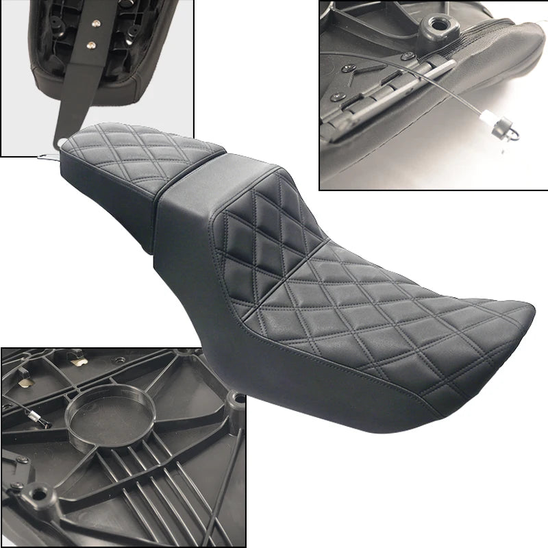 Moto step up selle Club style selle avec gel inside pour 2022-LATER Harley Nightster RH975 models