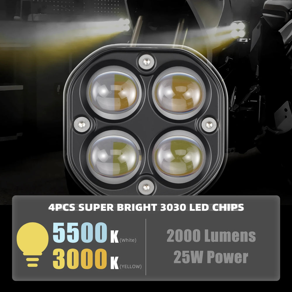 NiceCNC pour Yamaha Tenere 700 2019-2024 2020 2021 2022 2023 moto LED auxiliary feu additional feux avant lighting kit