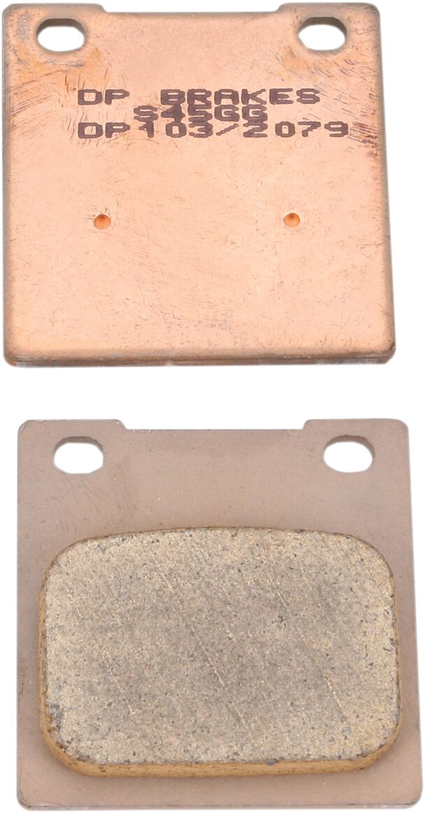 Plaquettes de frein fritté métal DP Brakes FRT pour Honda CB 250 N, CB 250 ND, CB 250 RS et 7 autres modèles — réf DP103