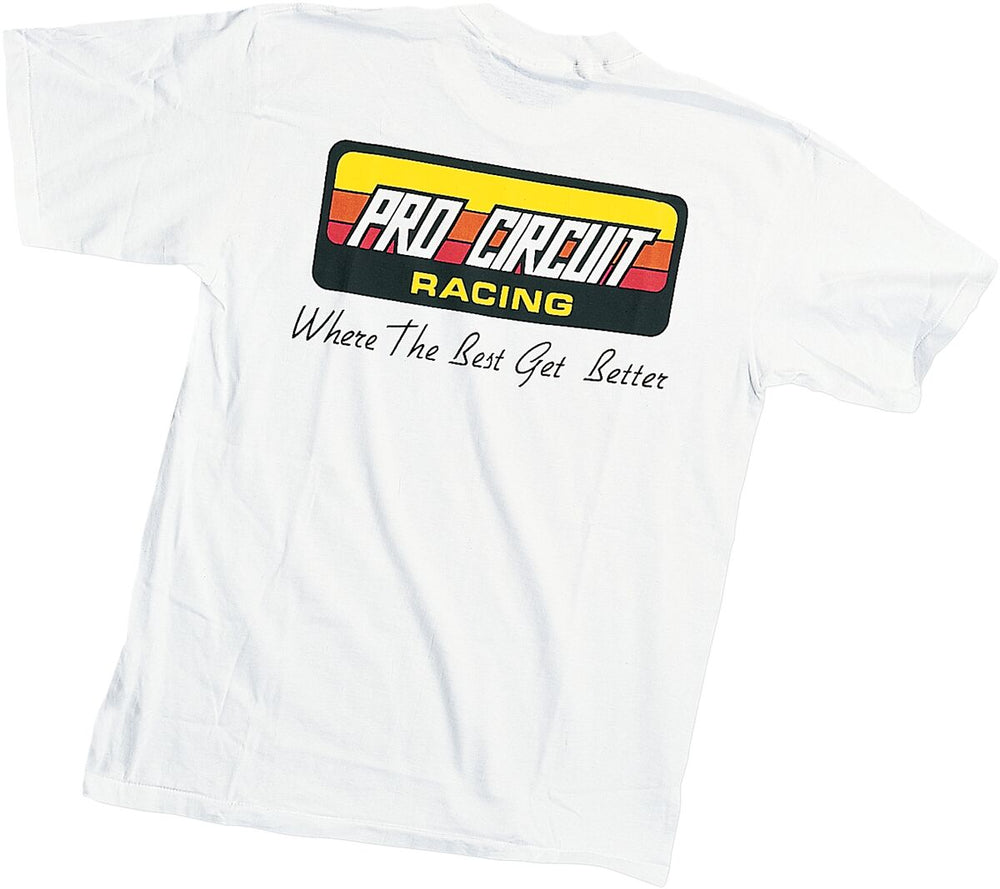 Pro Circuit Tshirt-orig Logo WHT M