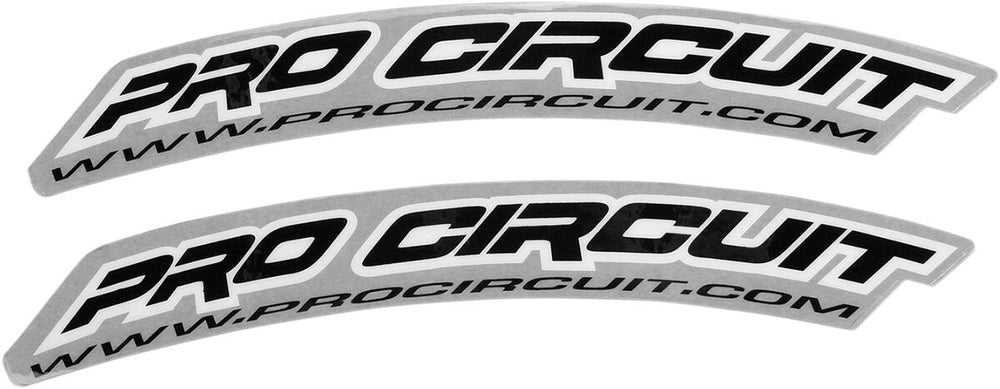 Pro Circuit FRT FNDR Autocollant WWW -BLK
