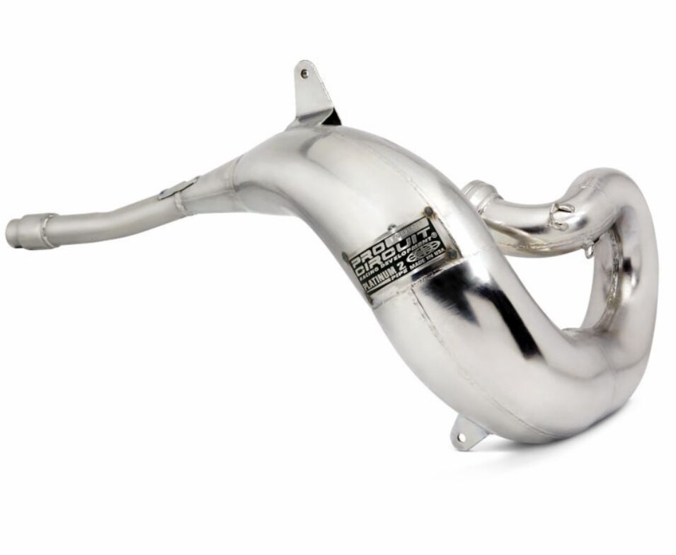 Collecteur et raccord d'échappement Pro Circuit Plat 2 Tube KX250 03 pour Kawasaki KX 250 — réf PK03250P2