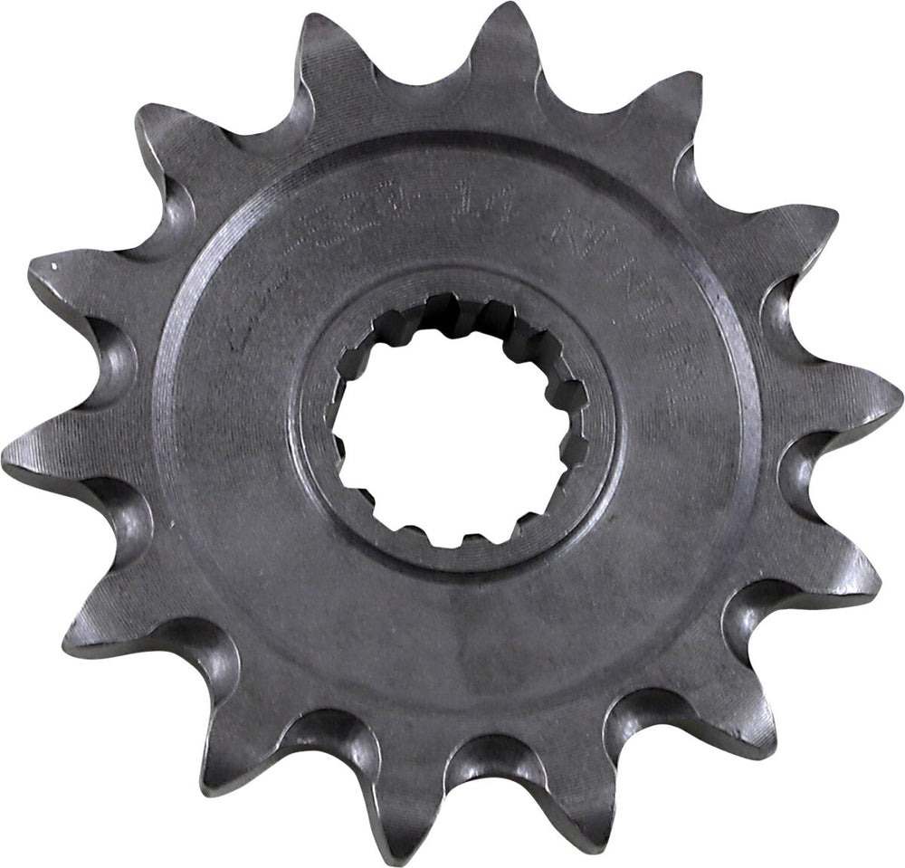 Pignon de sortie de boîte Renthal F 520 14T SC pour Suzuki DR 350, DR-Z 250, DR-Z 400 E et 8 autres modèles — réf R25552014