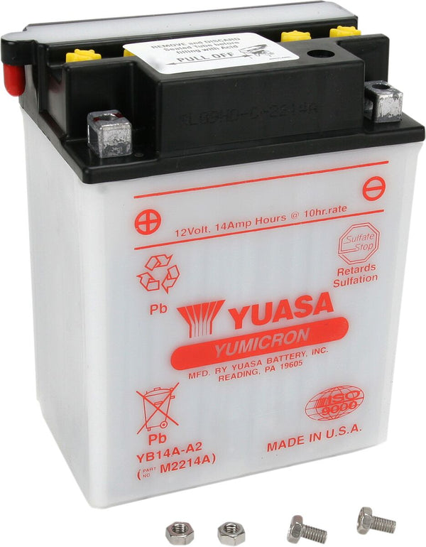 Yuasa Batterie Yuasa HD Dry YB14A-A2