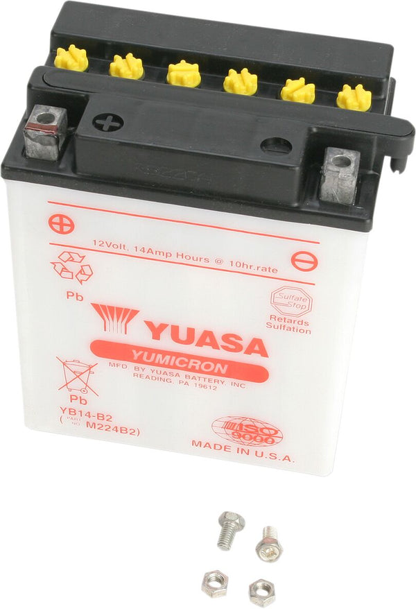 Yuasa Batterie Yuasa HD Dry YB14-B2