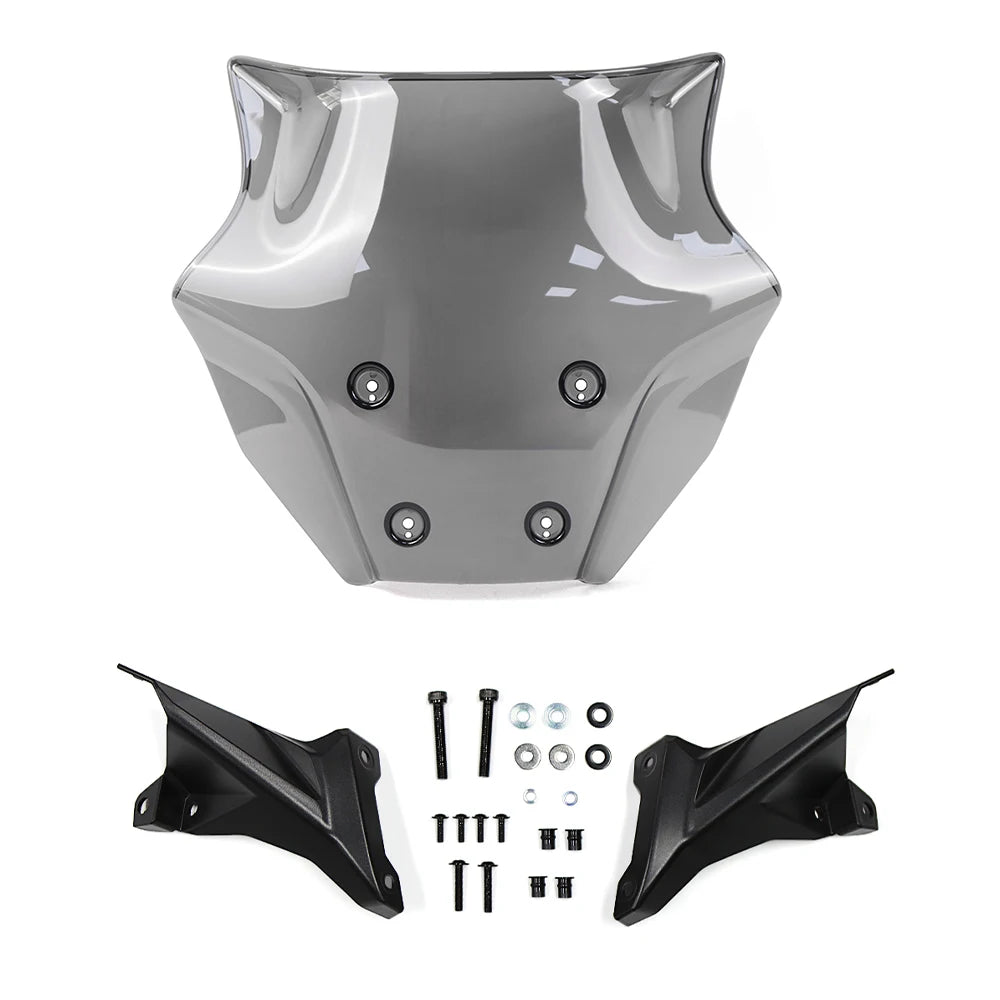 Pour Yamaha MT-07 MT07 MT 07 MT-07 2025 2026 central bulle & multi-mount structure kit avant pare-brise vent déflecteur protection