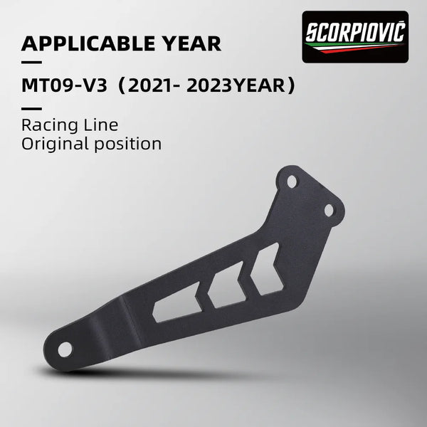 Moto ligne d'échappement mounting support hanger pour MT-09 V3 2021-2023 Moto accessoires