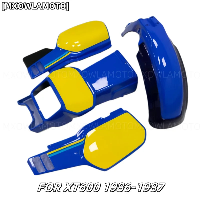 ABS injection moto carénage accessoires kit complet coque kit carénage pour XT600 Tenere 1986 1987