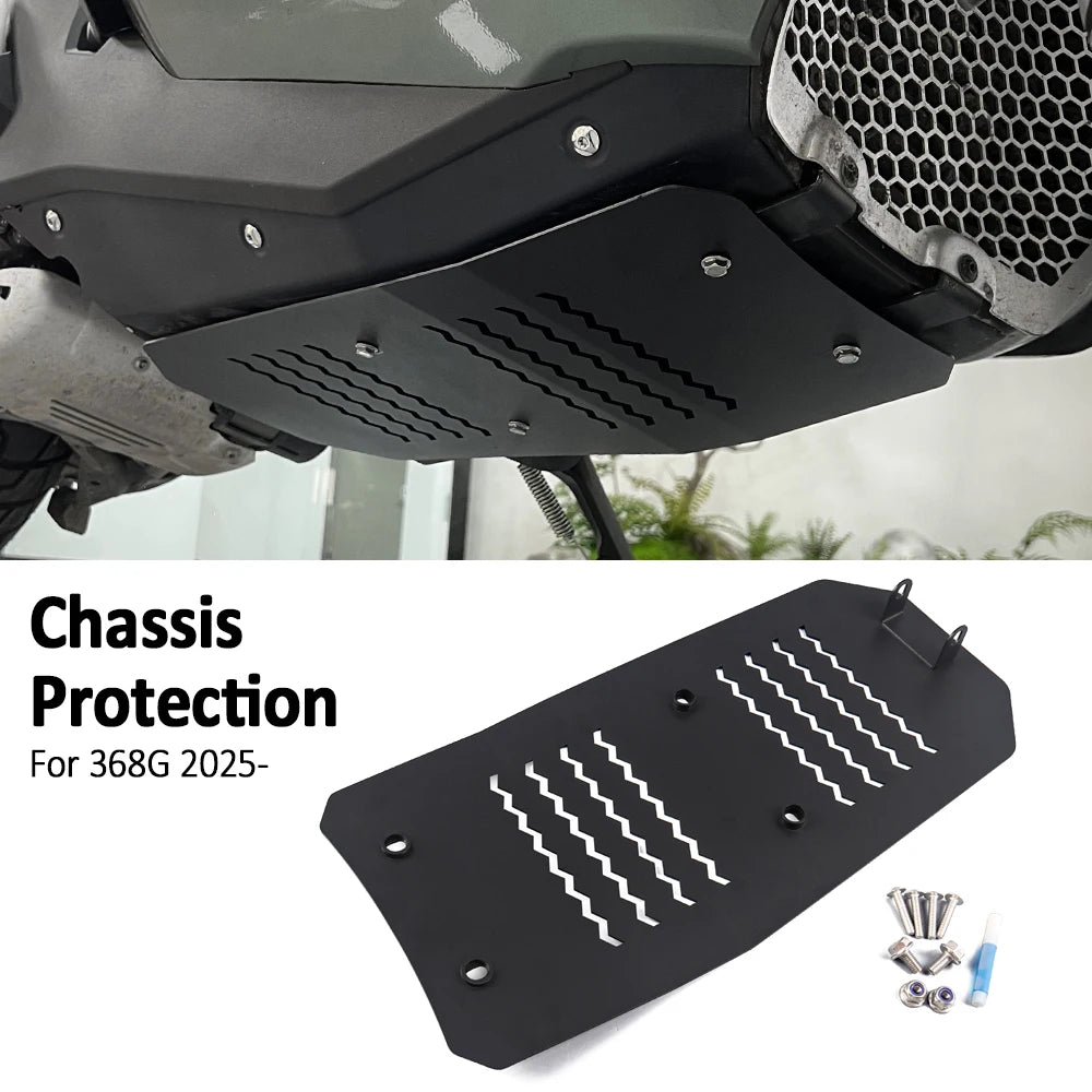 Accessoires sabot moteur protection moteur sabot moteur protection bash protections sump plaque pour Zontes 368G 368 G 368-G 368G 2025 2026
