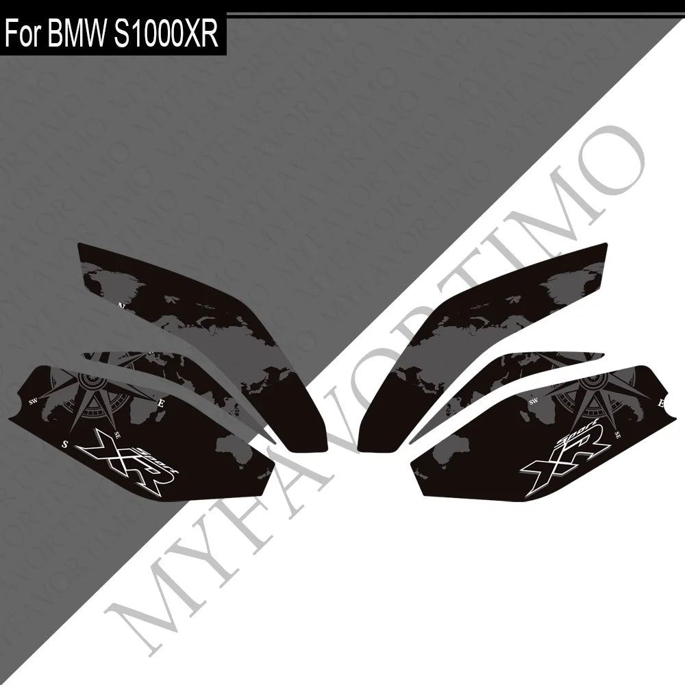 Pour BMW S1000XR M1000XR Touring package coffre bagagerie boîtier sacoches autocollants F900XR F 900 XR S 1000 M 2022 2023 2024
