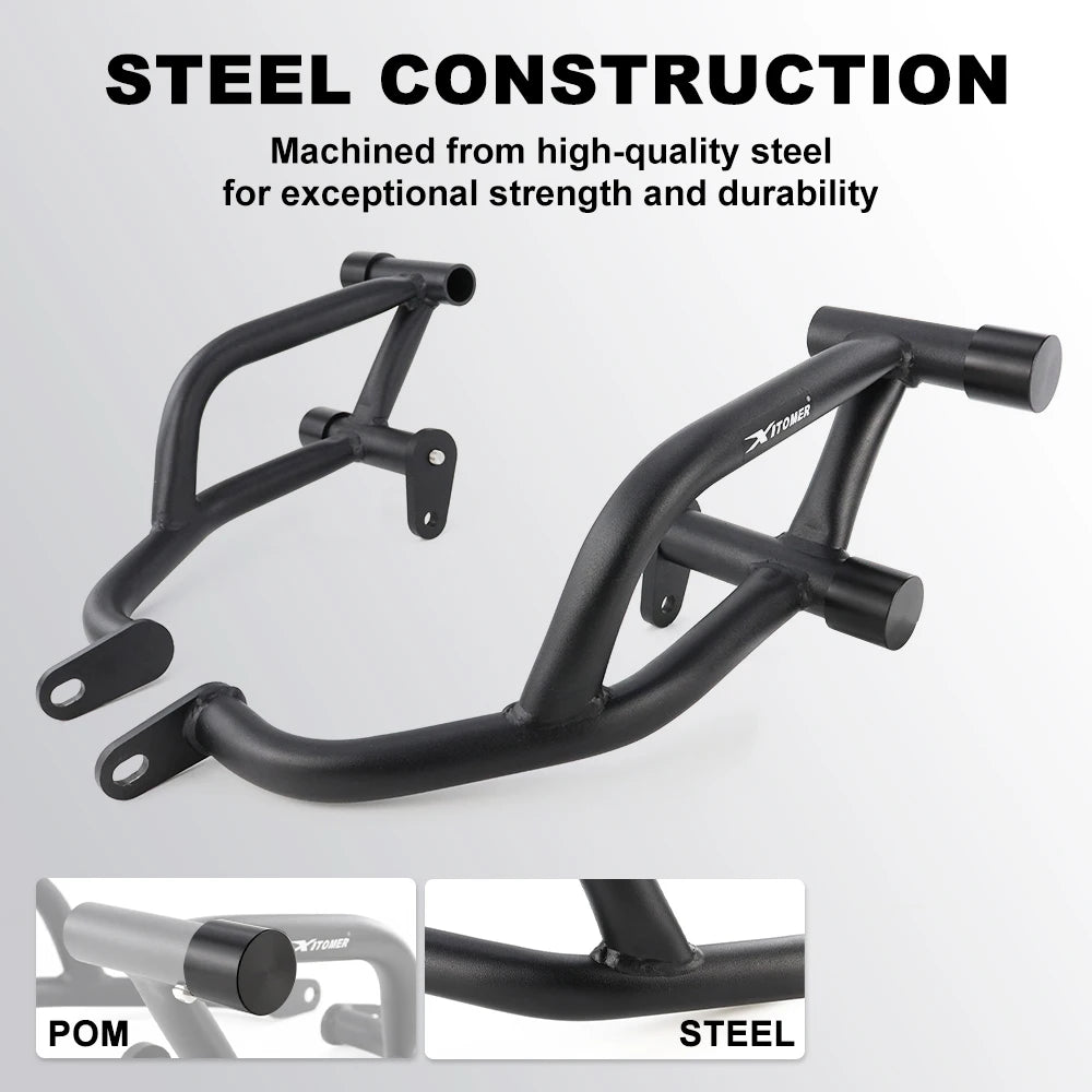 Moto stunt cage protège-moteur pare-chocs pour Kawasaki Ninja ZX6R ZX-6R 2009- 2025 pare-carter carénage cadre protection course rail