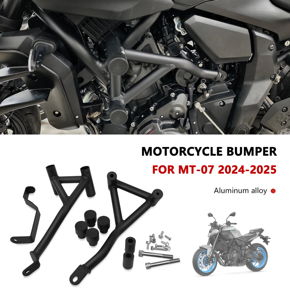Moto stunt cage pare-chocs cadre protection pour MT-07 MT07 2024 2025 acier moteur highway protection pare-carter