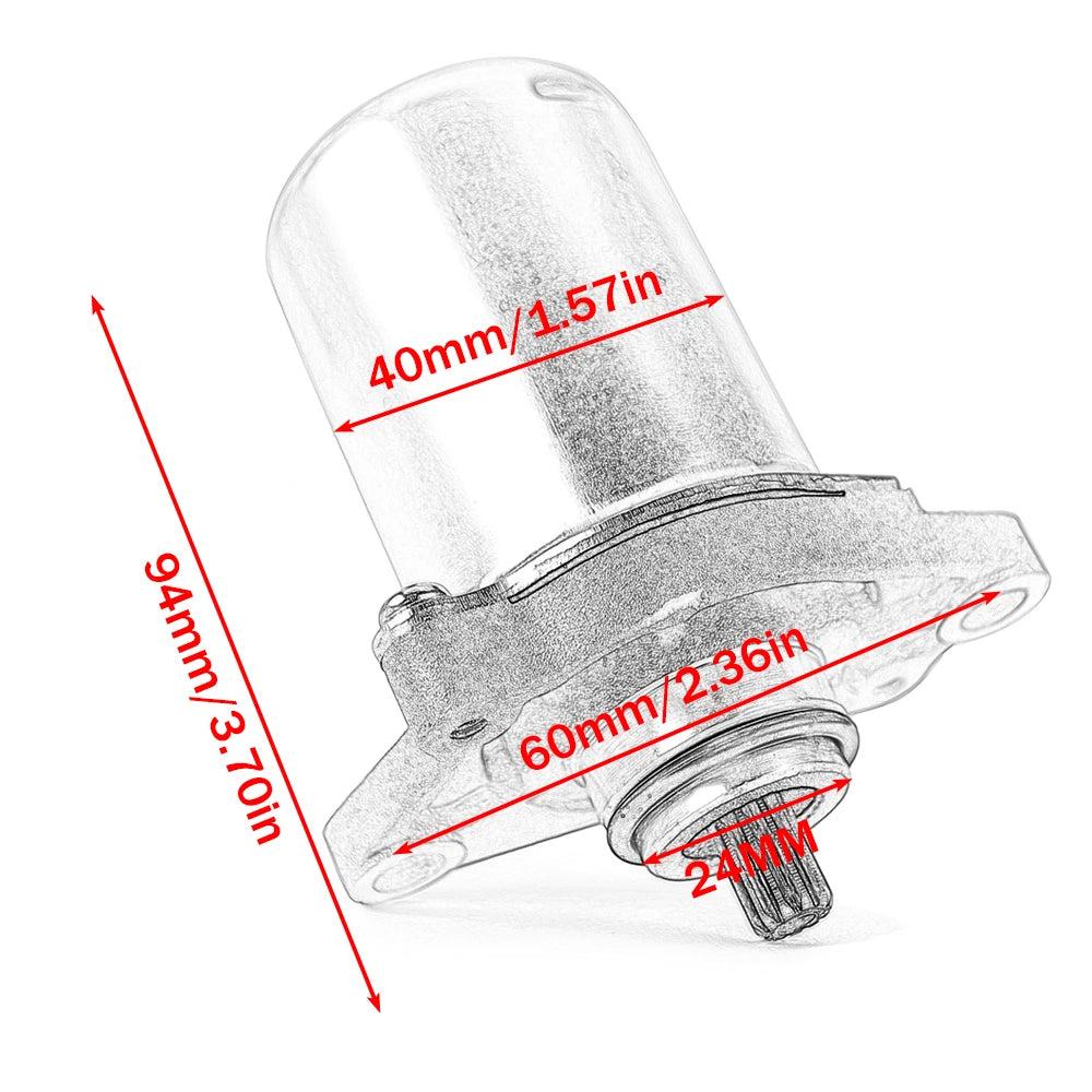 Démarreur moteur pour Piaggio 50 free fly liberty NRG sfera typhoon Vespa zip 50CC 82530R pour Aprilia sport city mojito SR 50