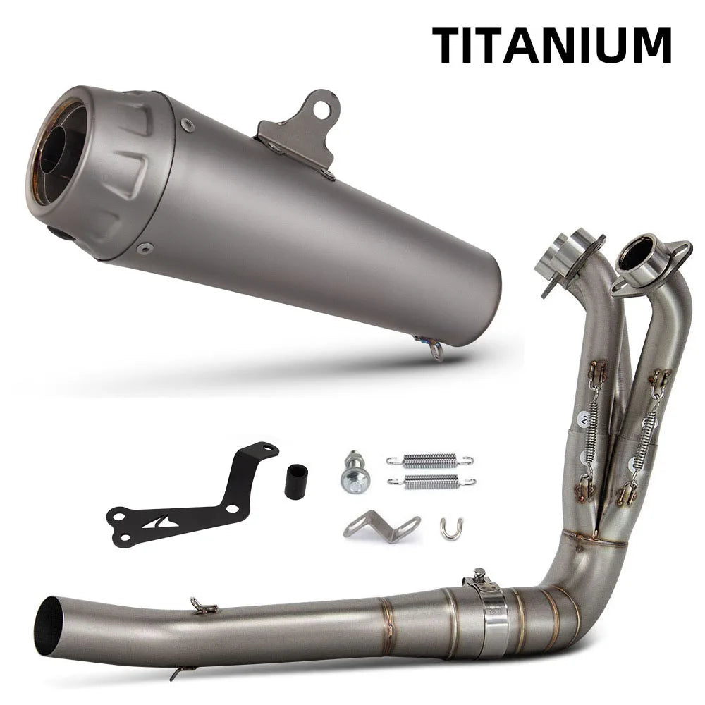 Ligne d'échappement complète collecteur silencieux pour Yamaha YZF-R9 MT-09 SP FZ09 XSR900 Tracer 9 GT 2021-2026
