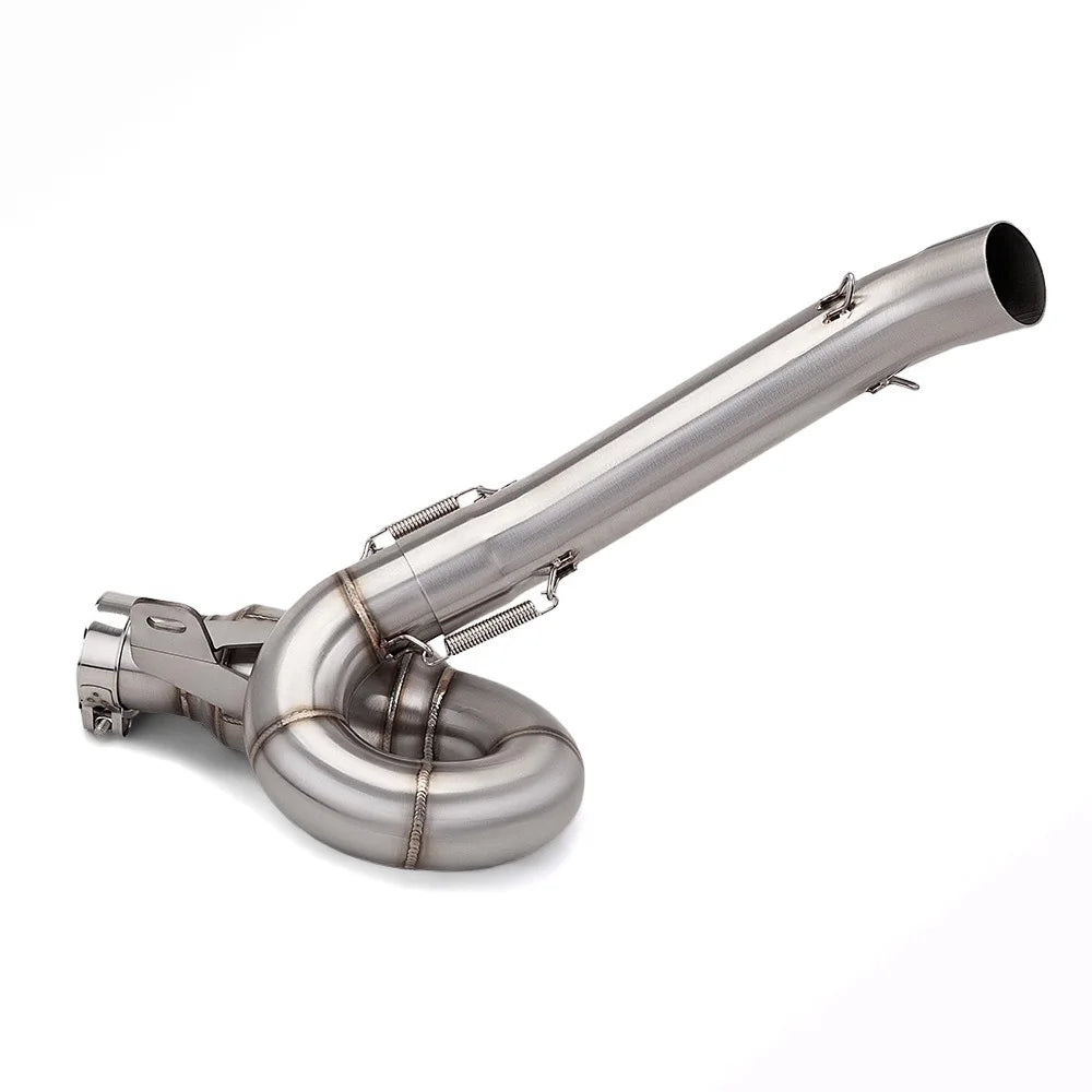 Inox acier cyclone mid-pipe échappement pour Kawasaki ZX10R 2009-2020