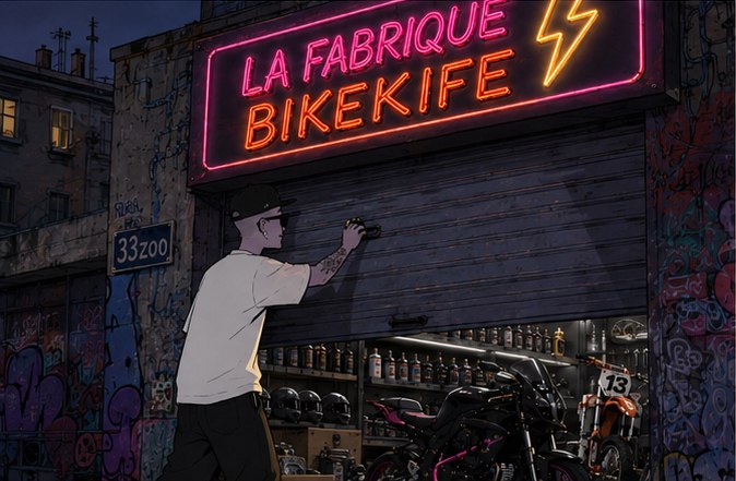 La devanture de La Fabrique Bikekife